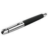 Brass Rollerball Pen With Soft Textured Barrel - Black