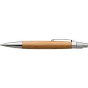 Bamboo Ballpoint Pen with Metal Clip