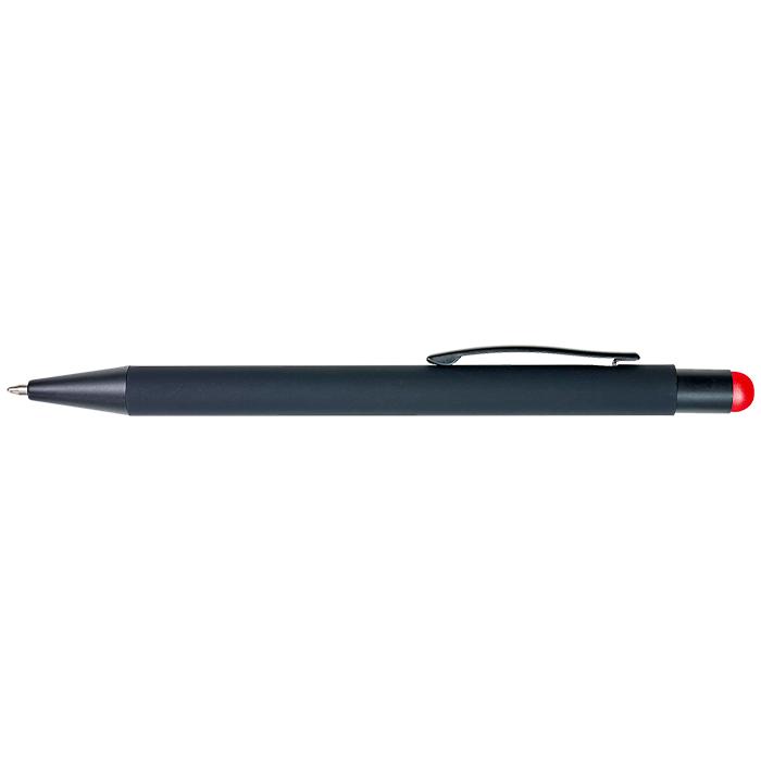 Matte Black Coated Ballpoint Pen - Blue Ink - Avail in: Cobalt B
