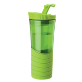 450ml Double Wall Wavy Mug  - Available in Light Blue, Green, Or