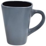 325ml Stylish Ceramic Mug - Gunmetal