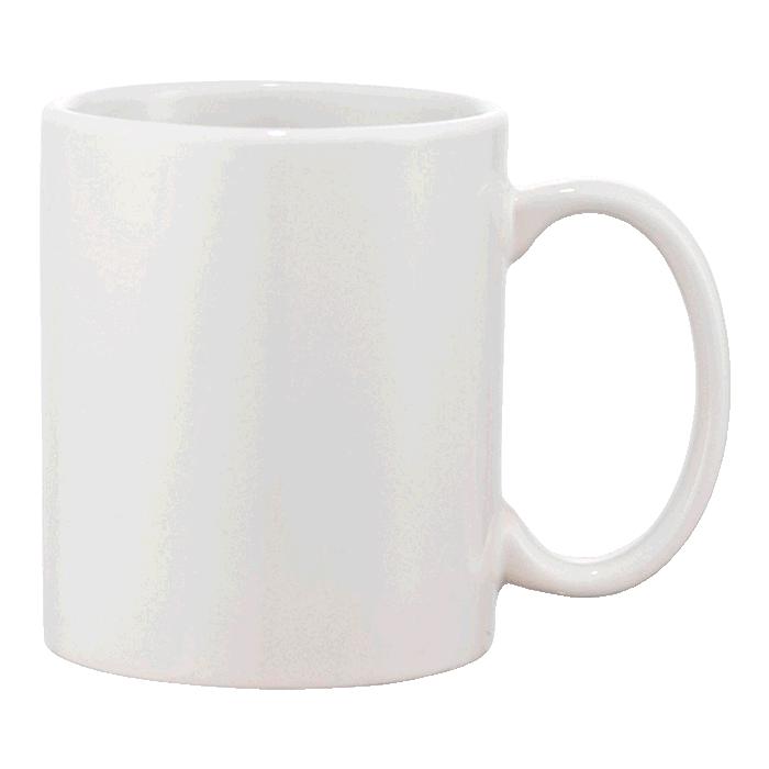 15oz Sublimation Coated White Mugs with Emoji - Good morning! - TeeSF