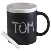 300ml Stoneware Chalk Board Mug