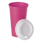 520ml Plastic Mug with Lid