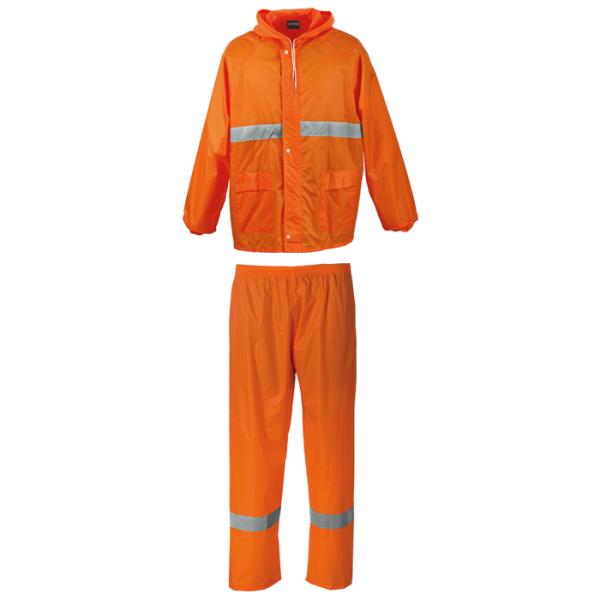 Contract Reflective Rain Suit - Available in: Navy/Reflect, Safe
