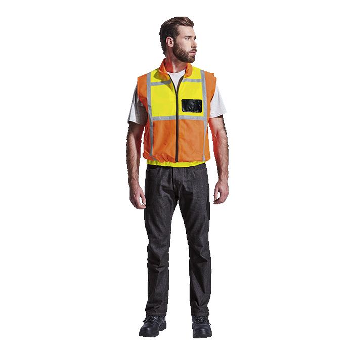 Contract Sleeveless Reflective Vest - Available in: Safety Yello