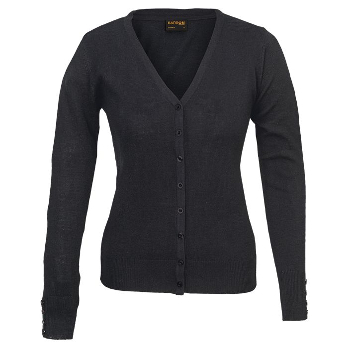 Ladies Kelsey Cardigan - Avail in: Black or Navy