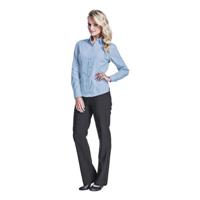 Ladies Basic Poly Cotton Blouse Long Sleeve