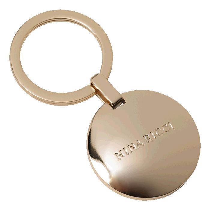 Nina Ricci Key Ring Medaillon - Avail in: Gold