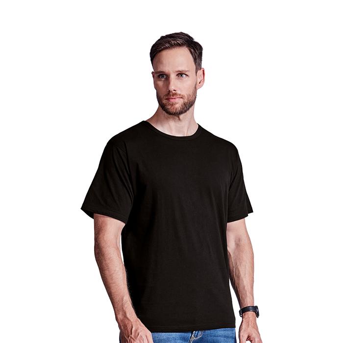 Mens Organic Cotton Crew Neck T-Shirt. Black, Navy, Red, Royal B