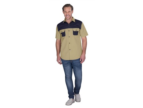 Mens Short Sleeve Serengeti Bush Shirt