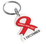 Aids Double Dome Keyring