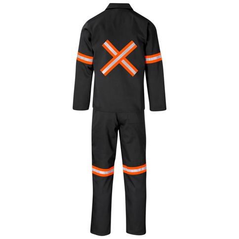 Trade Polycotton Conti - Suit Reflective Arms, Legs & Back - Ora