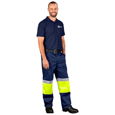 Traffic Premium Two-Tone Hi-Viz Reflective Polycotton Workwear P