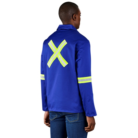 Site Premium Polycotton Workwear Jacket - Reflective Arms & Back