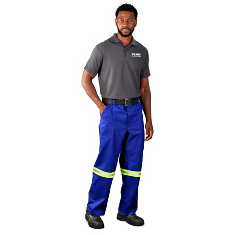 Artisan Premium 100% Cotton Workwear Pants - Reflective Legs - Y