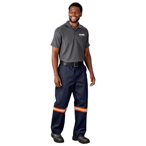 Artisan Premium 100% Cotton Workwear Pants - Reflective Legs - O