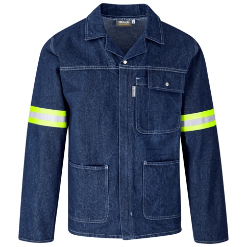 Cast Premium 100% Cotton Denim Workwear Jacket - Reflective Arms