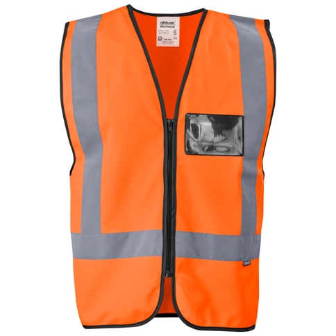 Direction Full-Zip Hi-Viz Reflective Vest EN4 - Avail in many co