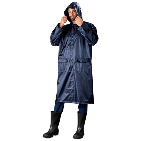 Thunder Polyester PVC Raincoat - Avail in Navy or Yellow