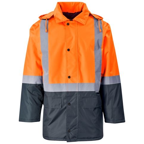 Hazard Padded Two-Tone Workwear Jacket - Avail in Lumo Green, Ye