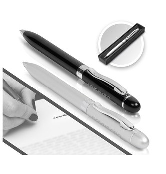 Alex Varga Pyxis Pen - Avail in: Black or Silver