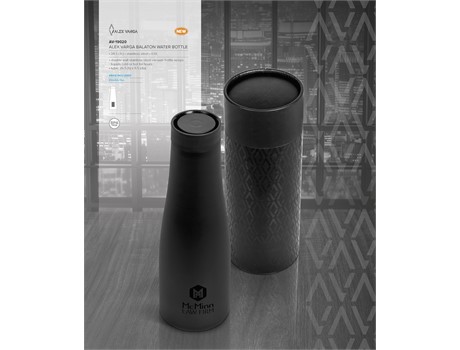 Alex Varga Balaton Water Bottle - Black