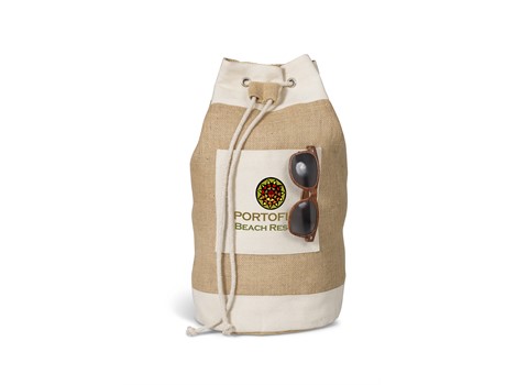 Pebble Beach Ruck Sack - Natural