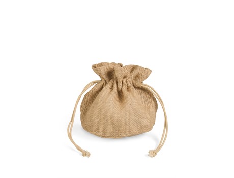 Green Bay Drawstring Jute Pouch