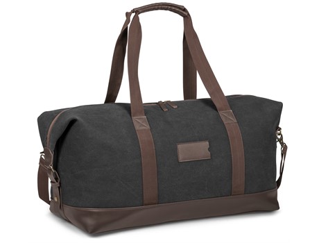 Hamilton Canvas Weekend Bag - Charcoal