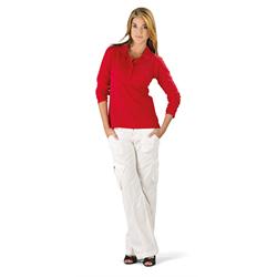 Us Basic Boston Long Sleeve Golf Shirt - Ladies