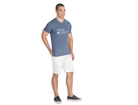 Mens Michigan Melange V-Neck T-Shirt