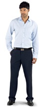 Biz Collection Oxford Check Long Sleeve Shirt - Men