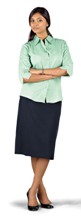 Biz Collection Manhattan 3/4 Sleeve Stretch Shirt - Ladies