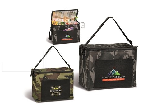 Huntington 18-Can Cooler - Green Camo or Grey Camo