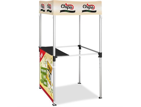 Ovation Gazebo 1 x 1m Kiosk 1 Half Wall