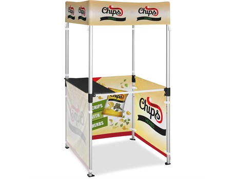 Ovation Gazebo 1 x 1m Kiosk 3 Half Walls