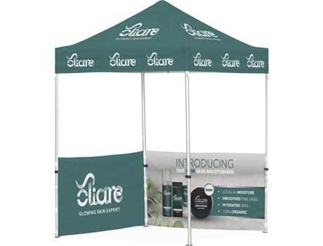 Ovation Gazebo 2 x 2m 2 Half Walls