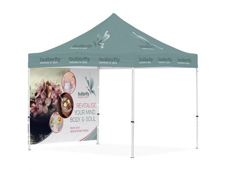 Ovation Gazebo 3 x 3m 1 Full Wall