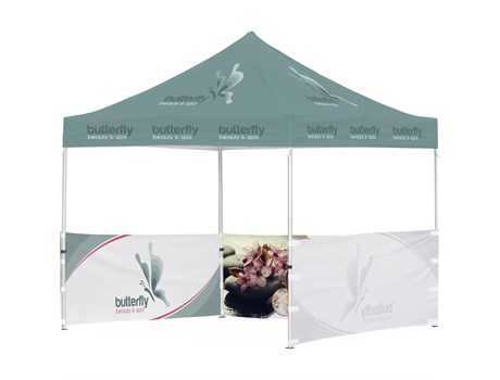 Ovation Gazebo 3 x 3m 3 Half Walls