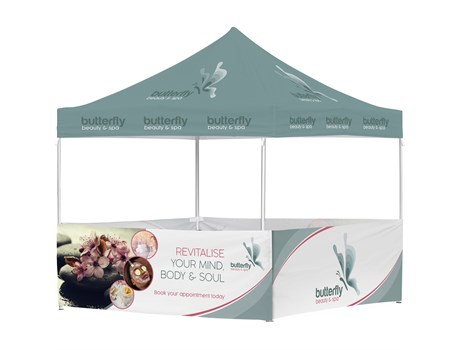 Ovation Gazebo 3 x 3m 4 Half Walls