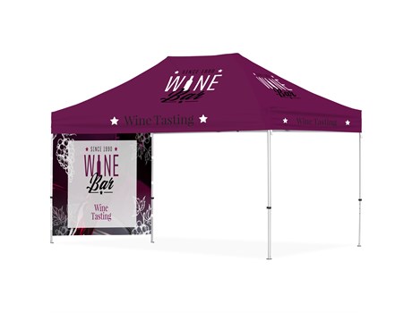 Ovation Gazebo 4.5 x 3m 1 Short Side Full Wall