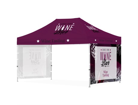 Ovation Gazebo 4.5 x 3m 2 Short Side Full WalLong Side