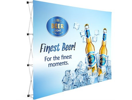 Legend Straight Bannerwall 3 x 2.25m