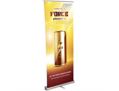 Legend Fabric Pull Up Banner