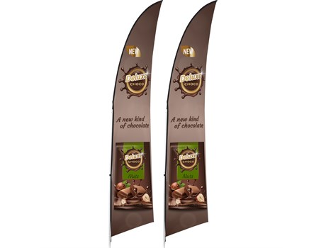 Legend 3m Arcfin Flying Banner (Set of 2)