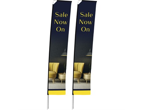 Legend 4m Telescopic Flying Banner (Set of 2)