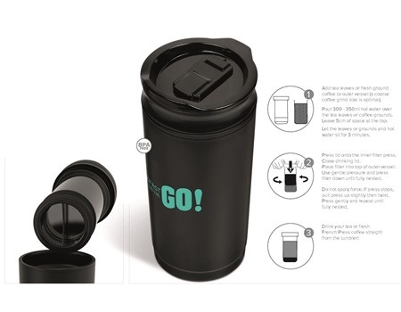 Colombia Tumbler and Press - Black
