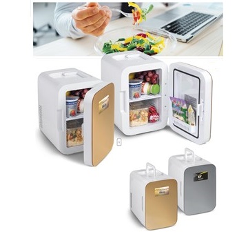 Blaine Desk Fridge - Avail in: Gold or Silver