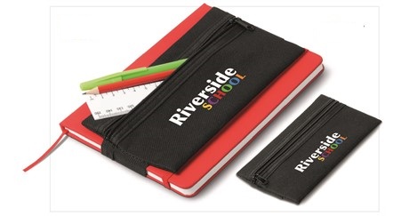 Collegiate Pencil Case - Black